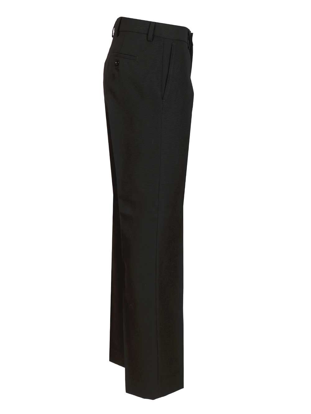 Ami Straight Leg Trousers - Nero | b12f3434cb275c9659da642b46fb2e0a76f5879f