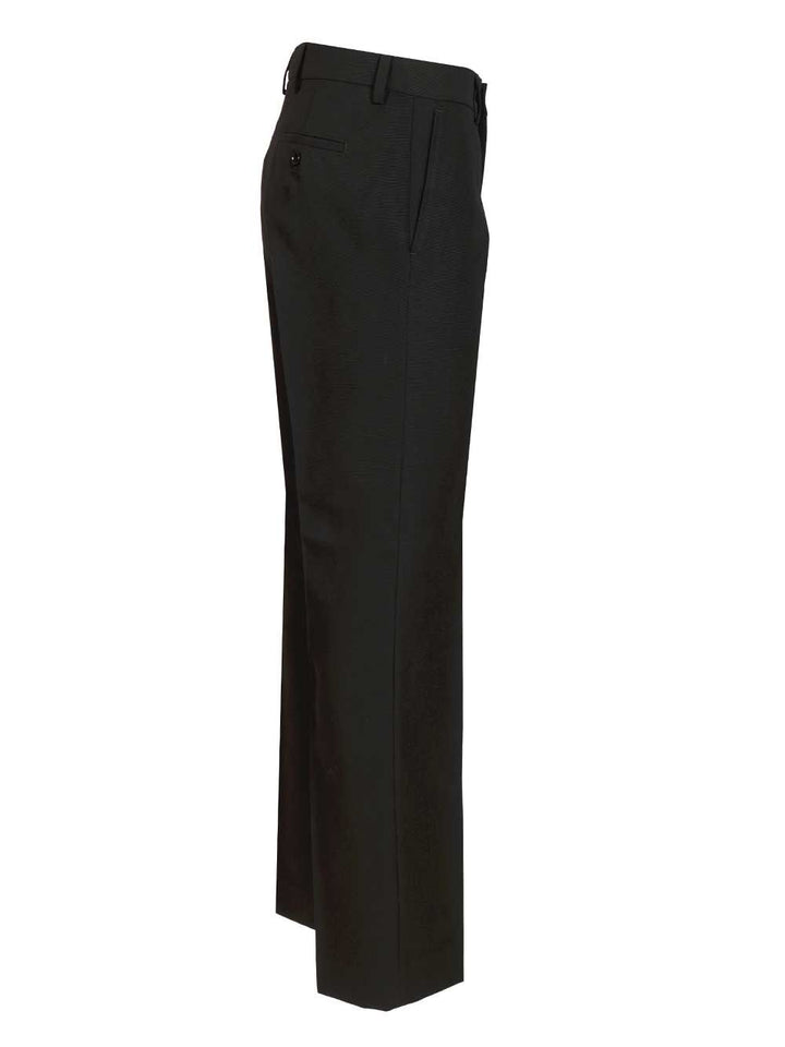 Ami Straight Leg Trousers - Nero | b12f3434cb275c9659da642b46fb2e0a76f5879f