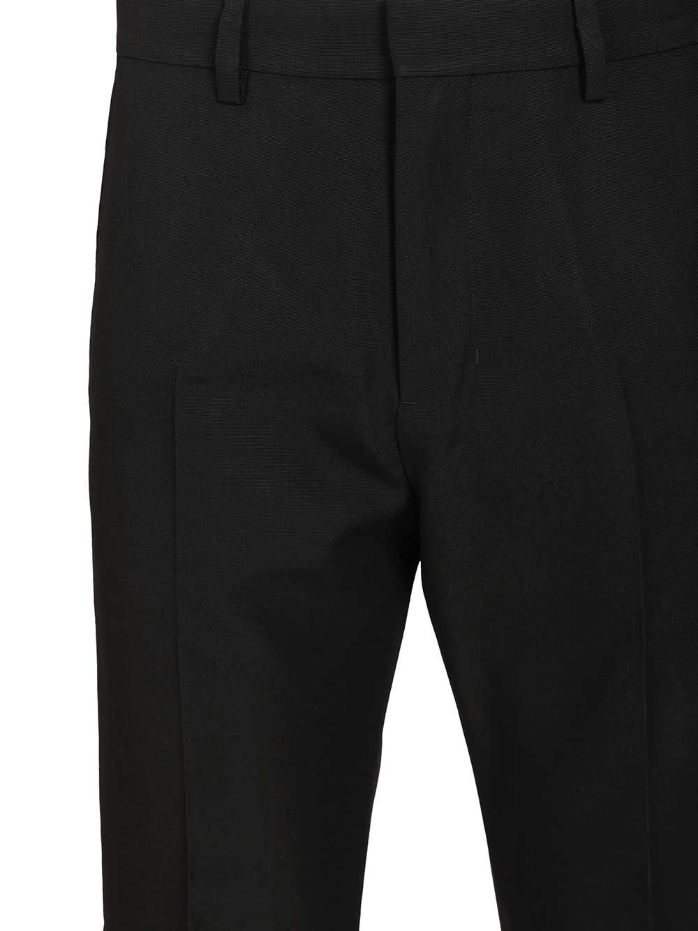 Ami Straight Leg Trousers - Nero | 6e9326b3d62621fb4f4f51a6cd8d2a104e0d6476