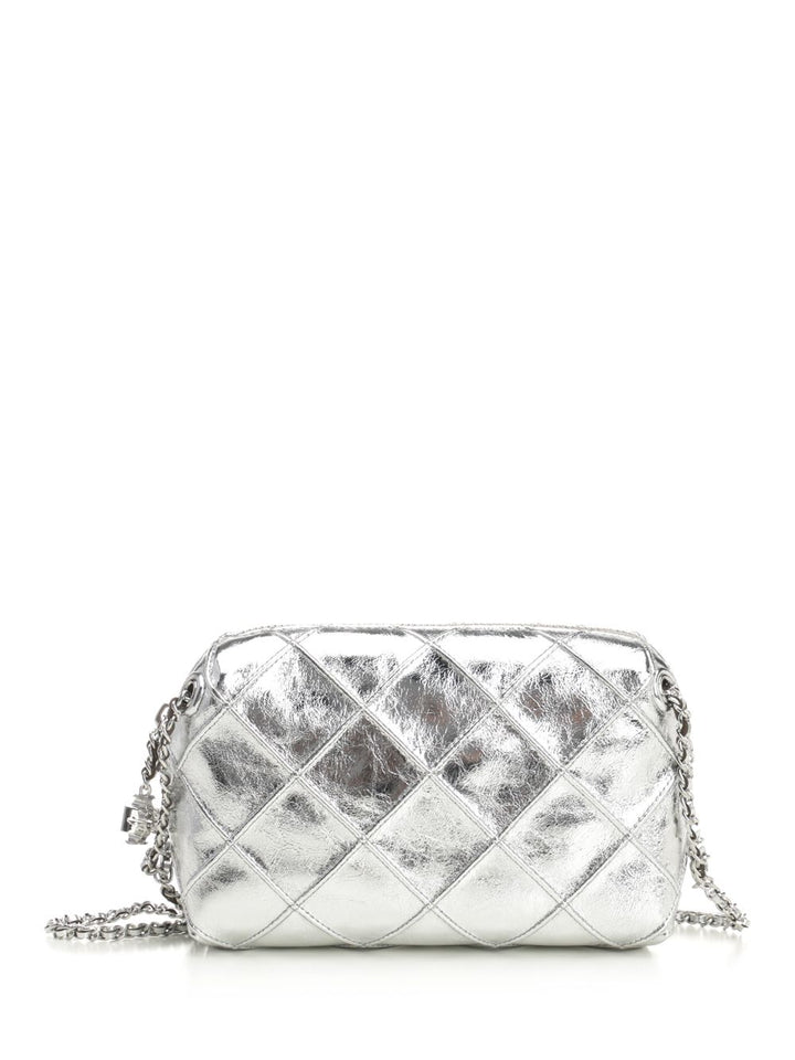 Tory Burch Fleming Crossbody Bags - Silver | 69e645a30f150fcfefc0167121a1897bff103900