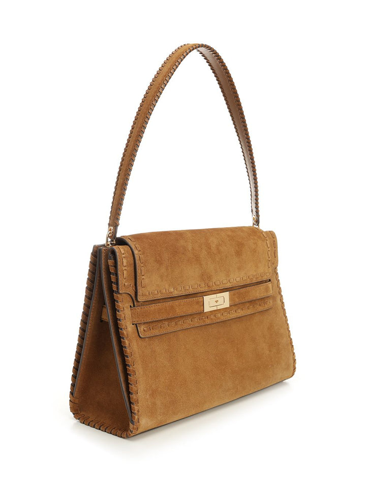Tory Burch Lee Radziwill Shoulder Bags - Marrone | 8ca896ba4ac44603dbca8393d2b3b085d104a1c2