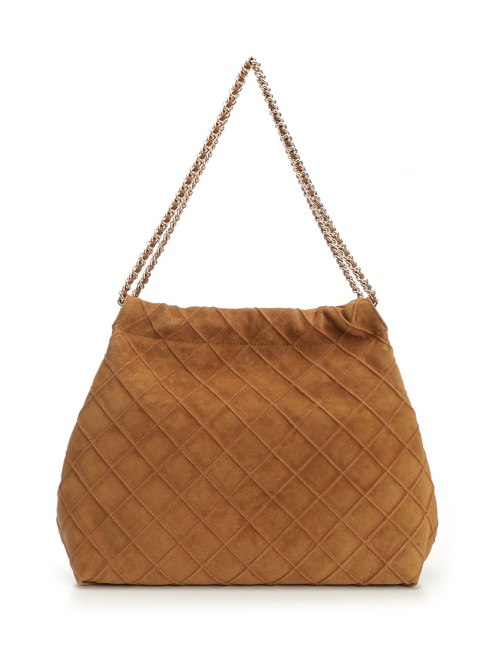 Tory Burch Fleming Suede Hobo Bag Shoulder Bags - Marrone | 38f715e3dc6a700c7a6bdbfd41d039d63c12fad8