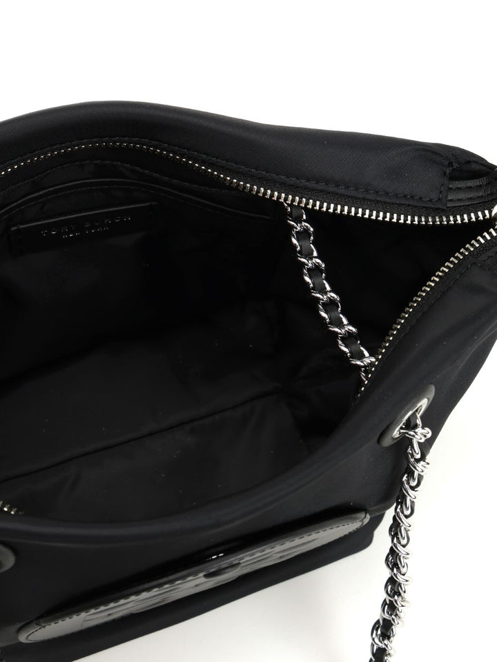 Tory Burch Ella Chain Small Crossbody Shoulder Bags - Nero | 5798238027f0a8702647da2f6ae1adf2301554ca