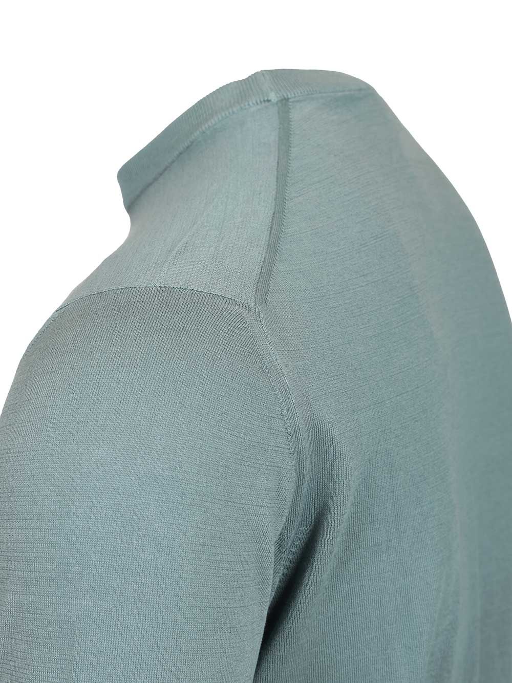 Fedeli Crew Neck T-Shirt Knitwear - Verde | 26f1d0bdd28fa8ba98df834f2cb3724044916dc7