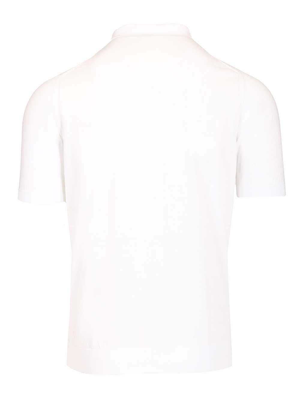 Fedeli Short-Sleeved Polo shirt - Bianco | b380e1cf914a69e9d7f5884b818b8e70713c3751