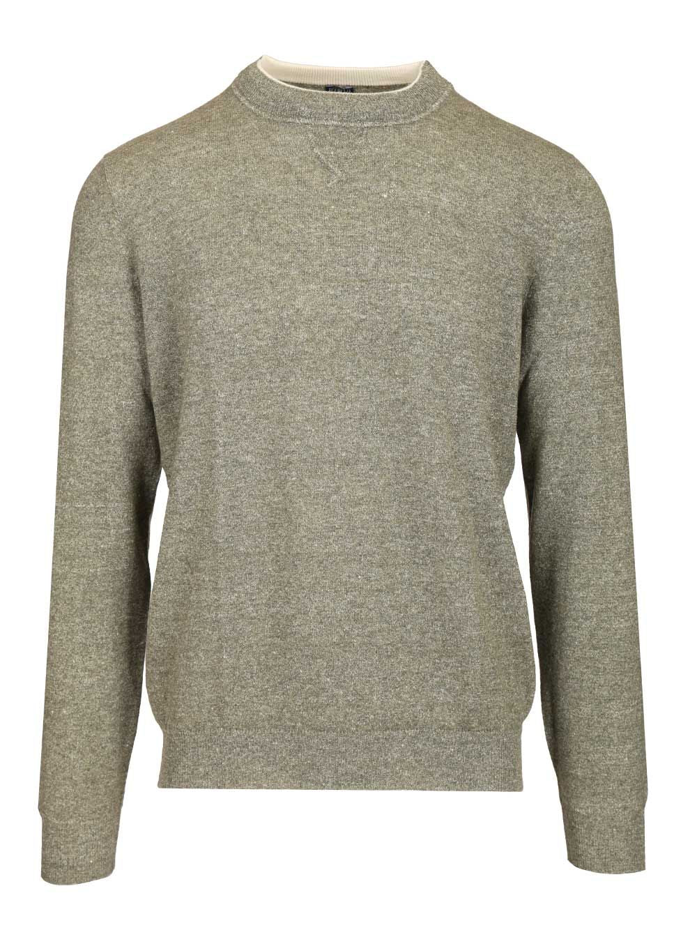 Fedeli Long-Sleeved Sweatshirt Knitwear - Verde | 102810b39e018ddaabc3220e46ce666cfd4c2890