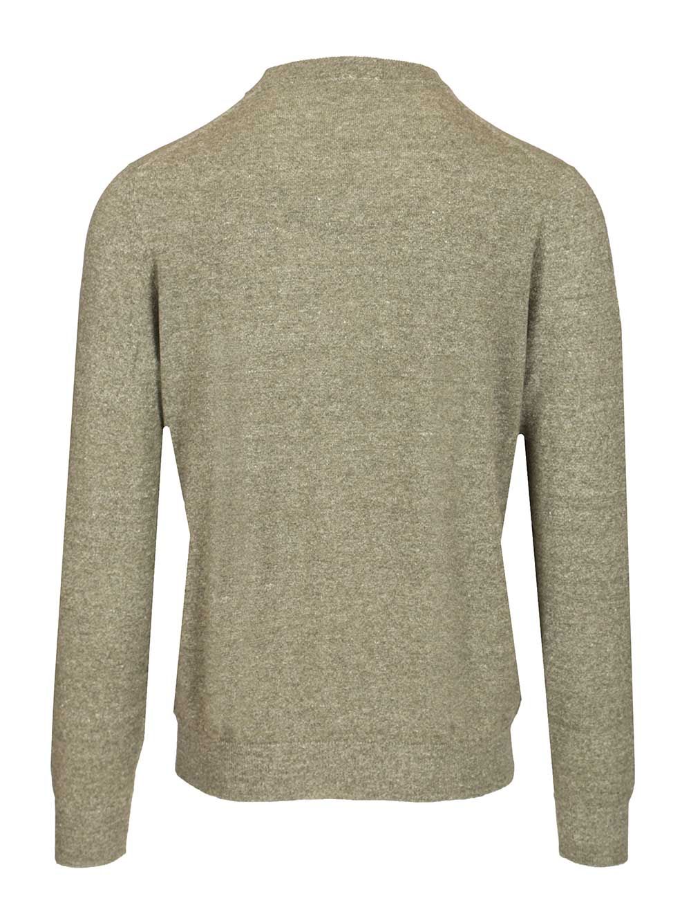 Fedeli Long-Sleeved Sweatshirt Knitwear - Verde | d9cd68cece06a1fe64a49e24a45f760306206140