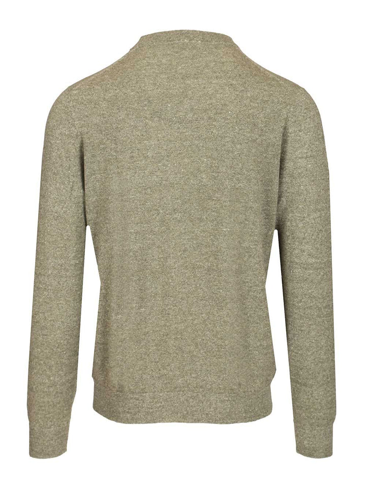 Fedeli Long-Sleeved Sweatshirt Knitwear - Verde | d9cd68cece06a1fe64a49e24a45f760306206140
