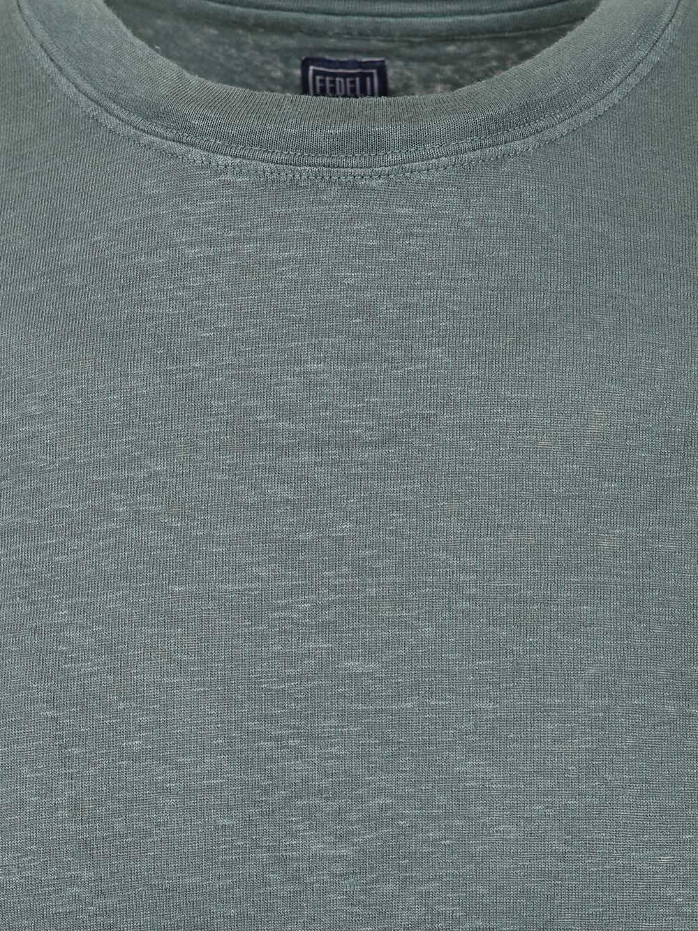Fedeli Crew Neck T-Shirt - Verde | a2142e228166b4e64e96c5d82091376ee9cd889b