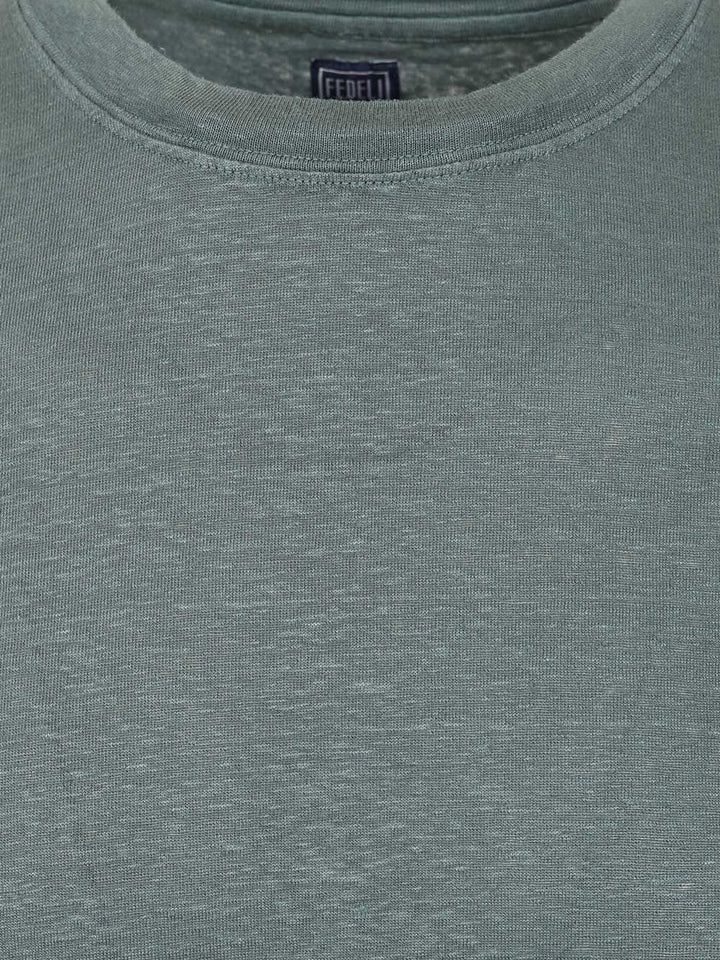 Fedeli Crew Neck T-Shirt - Verde | a2142e228166b4e64e96c5d82091376ee9cd889b