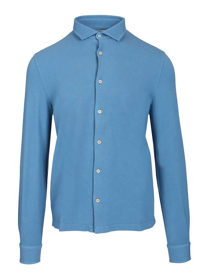 Fedeli Long-Sleeved Shirt Shirts - Light blue | 17c424fc29e97d08106c15526c08b9b3e901d3f0