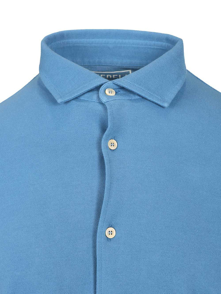 Fedeli Long-Sleeved Shirt Shirts - Light blue | ed6e3b30f074509c73702baea38b55cf03810723