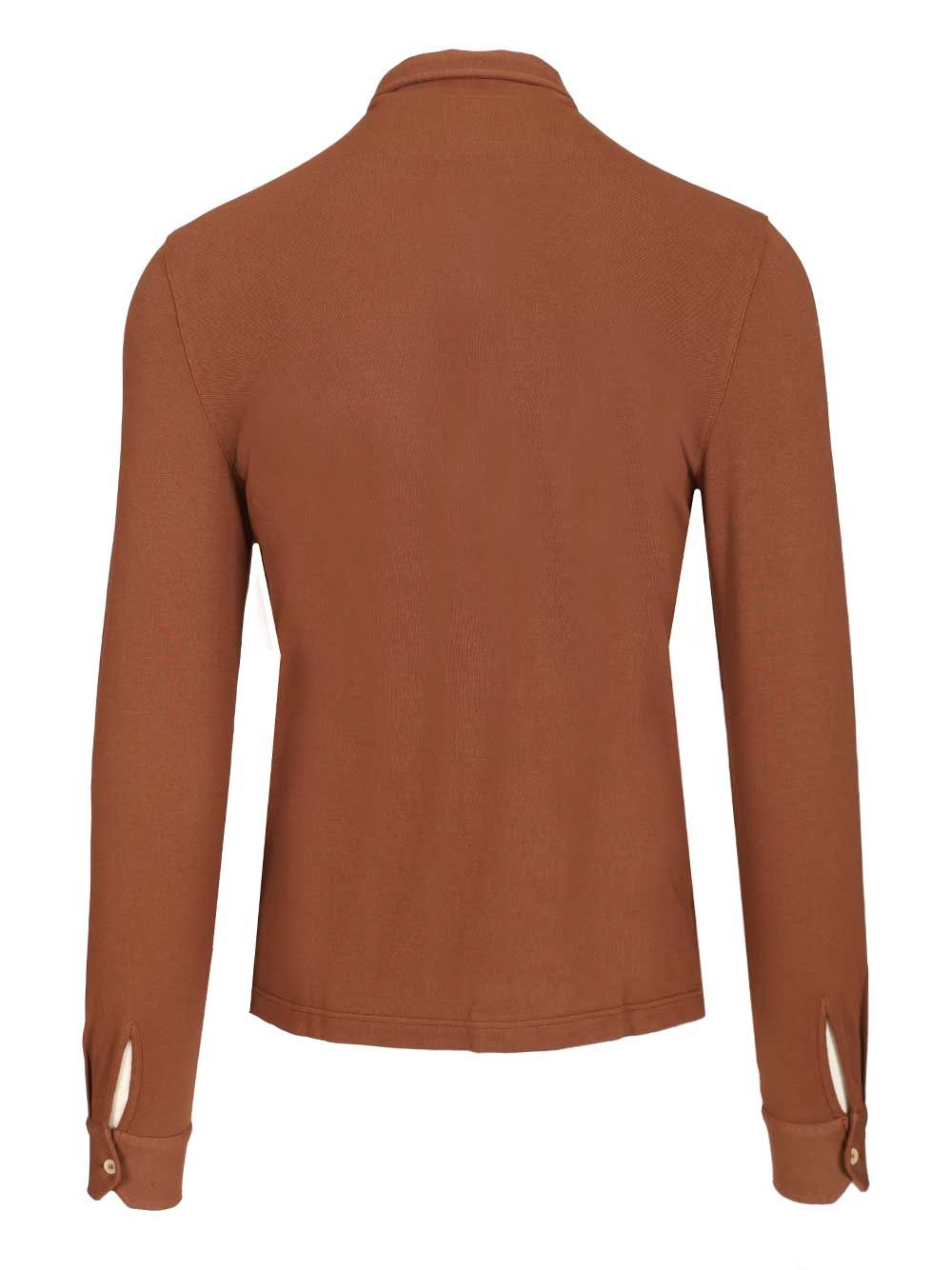 Fedeli Long-Sleeved Shirt Shirts - Marrone | 1104b76e95b66f0f0997c9b994580a48791b3728