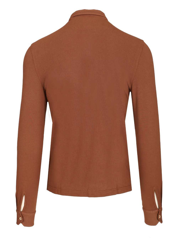 Fedeli Long-Sleeved Shirt Shirts - Marrone | 1104b76e95b66f0f0997c9b994580a48791b3728