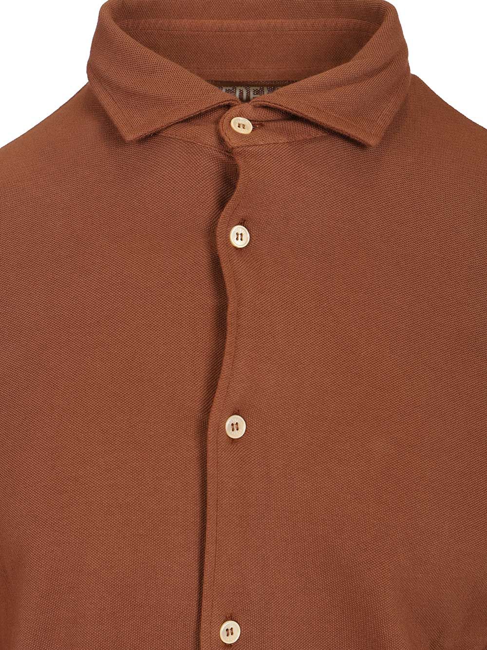 Fedeli Long-Sleeved Shirt Shirts - Marrone | b53e9472b590d8f69f33def2696e22d822a3821c