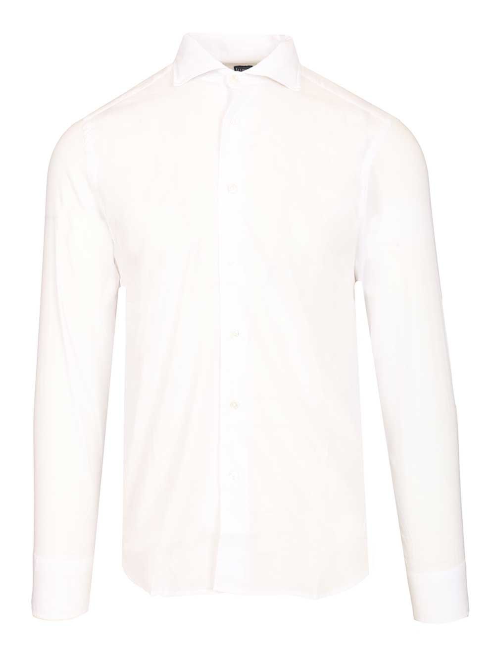 Fedeli Long-Sleeved Shirt Shirts - Bianco | 95ef10f0cc08642e6d4b0755607fd0cd7885e559