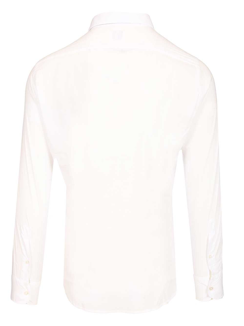 Fedeli Long-Sleeved Shirt Shirts - Bianco | bfdea216896c45f6ff84351d71e0f7a66ff702b9