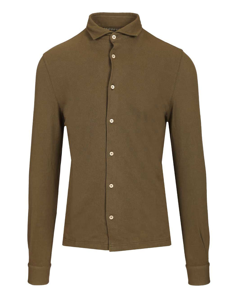 Fedeli Long-Sleeved Shirt Shirts - Verde | 1955f83fcab5cb0a12ef46ef865ab90a8decc38b