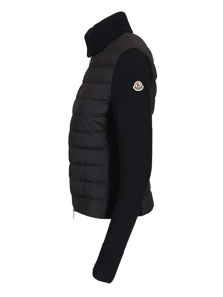 Moncler Padded Cardigan Knitwear - Blu | 9dfa62cf4e6d3cdeaf9504f1b13ee345fda88cc5