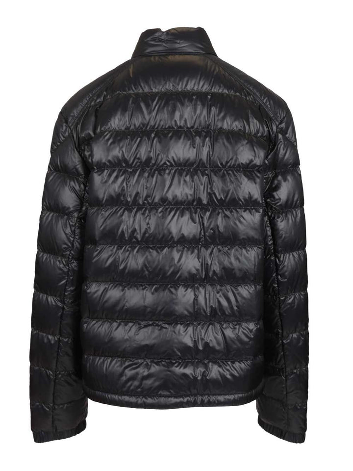 Moncler Selves Short Down Jacket Coats - Blu | 56a17958570690a3029220b8753cec7294c160c5