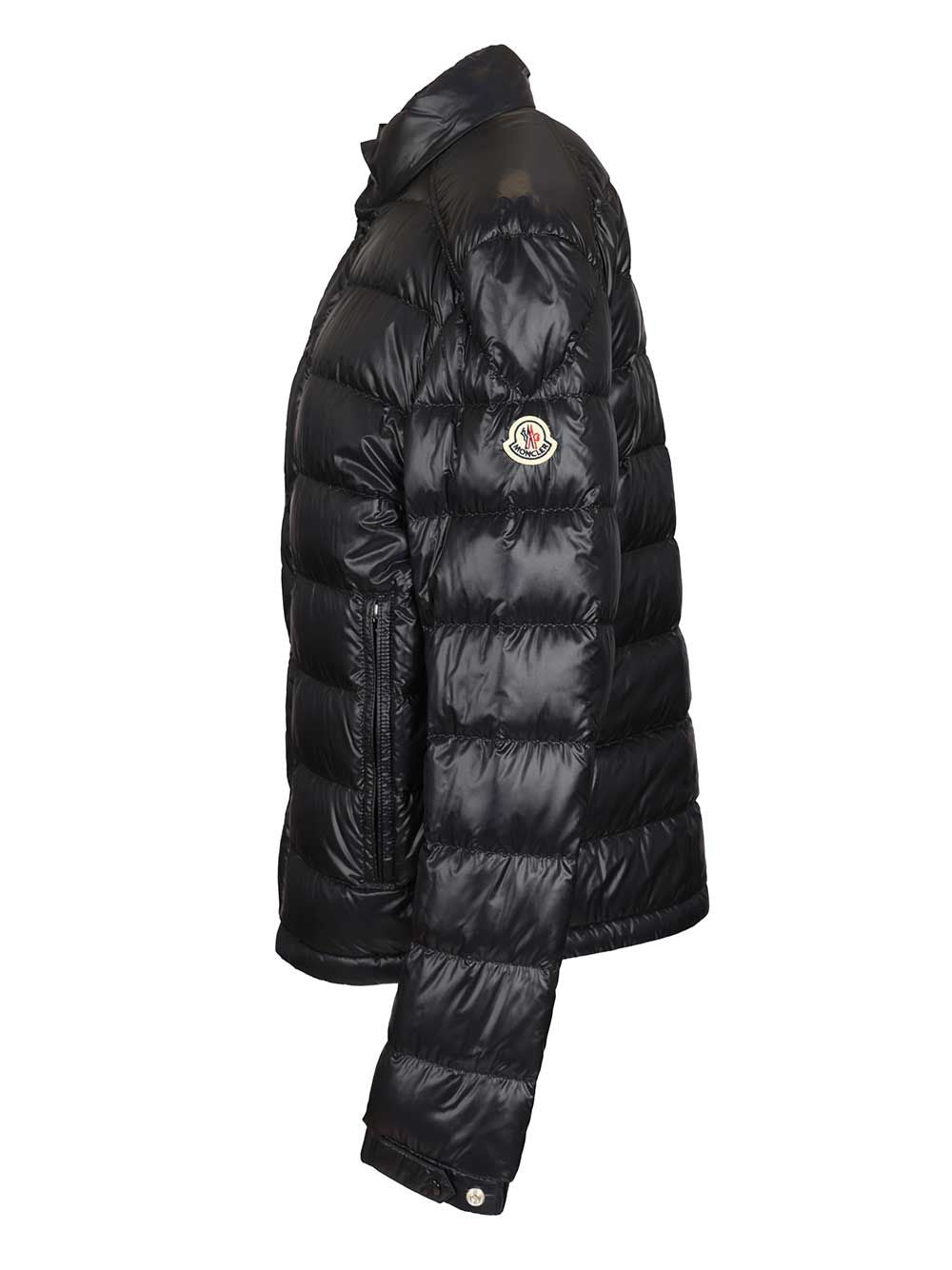 Moncler Selves Short Down Jacket Coats - Blu | c0e281708febee09c3c13c69813cf270c60e63e1