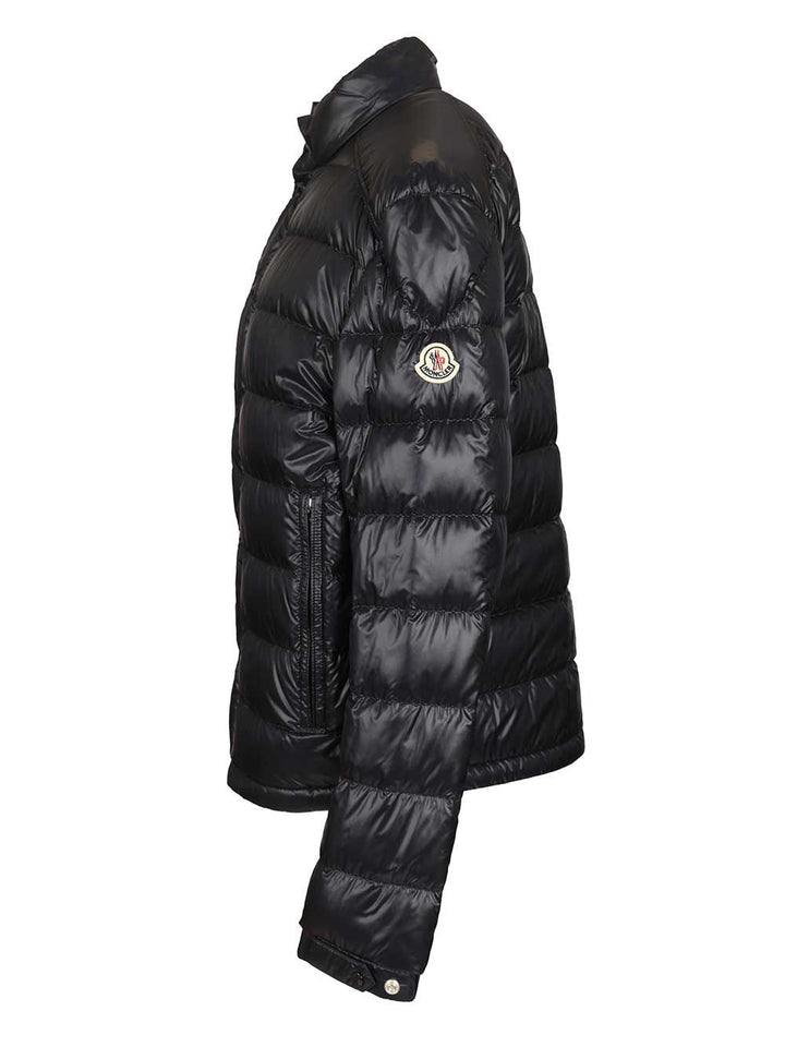 Moncler Selves Short Down Jacket Coats - Blu | c0e281708febee09c3c13c69813cf270c60e63e1