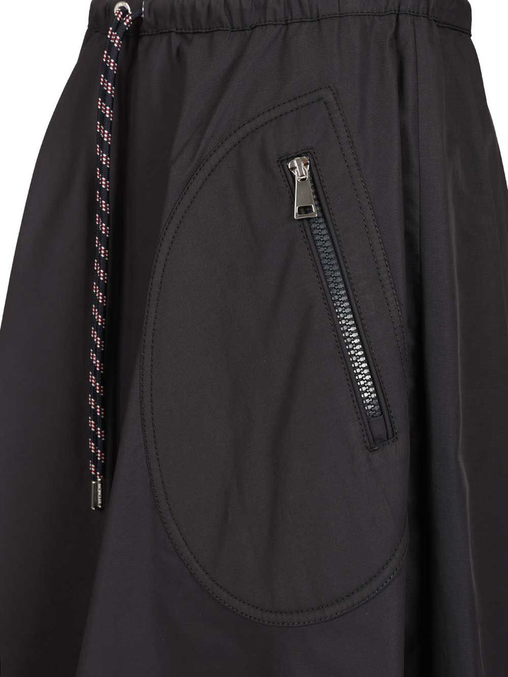 Moncler Midi Skirt Gonne - Blu | d7b77cffd720a13a4dcd48c0242b30aed303a578