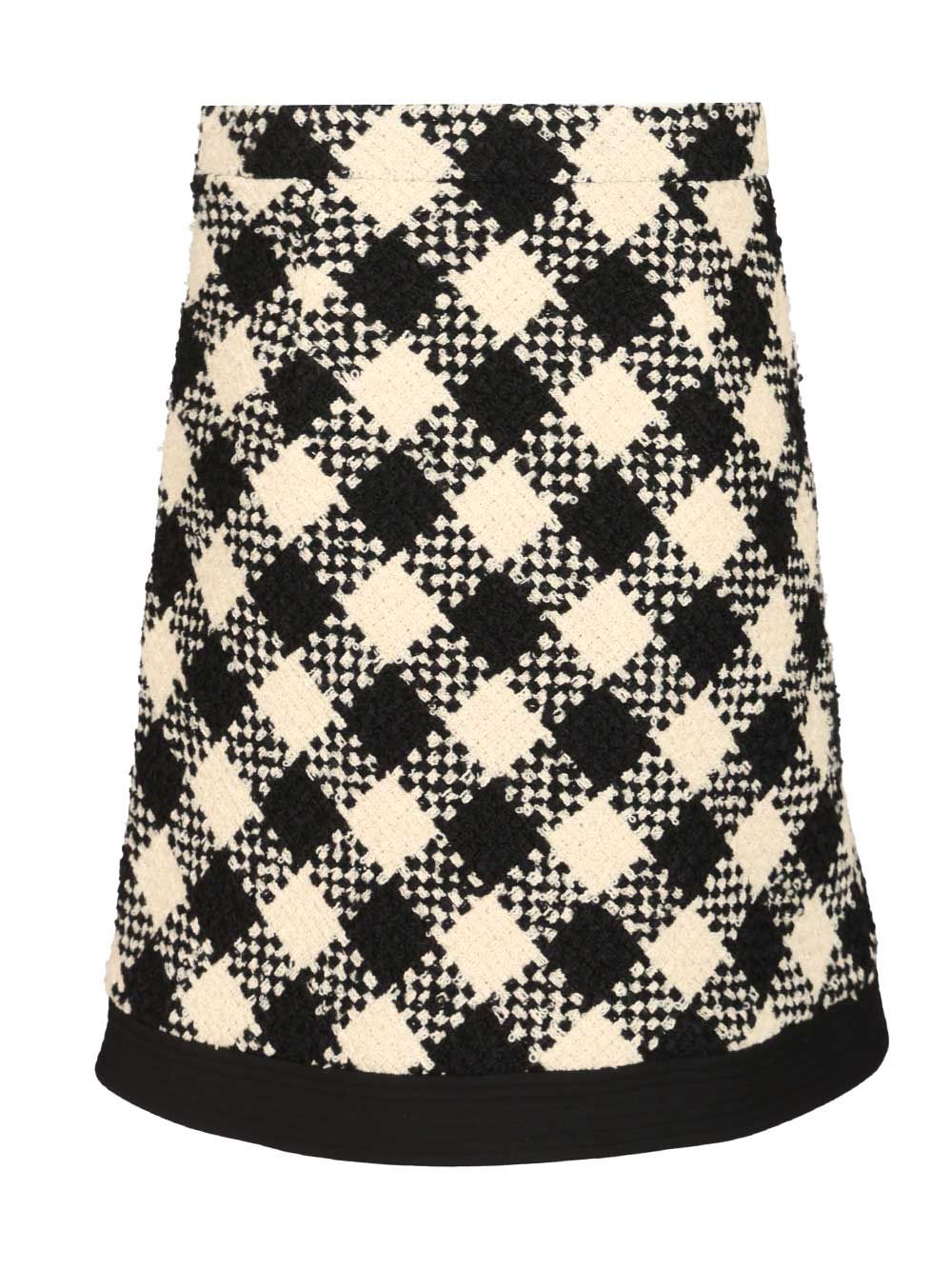 Valentino Garavani Damier Tweed Skirt Gonne - Multicolor | 3e1989b54a87b86cd17ed8a6a611288f6567db2f