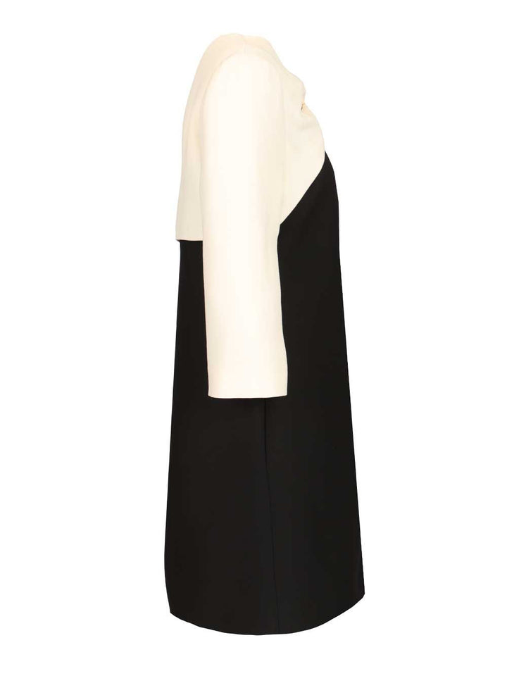 Valentino Garavani Mini Cut-Out Crepe Dress Abiti - Nero | 34b21f41ddd126244d78a6541718badd18376626