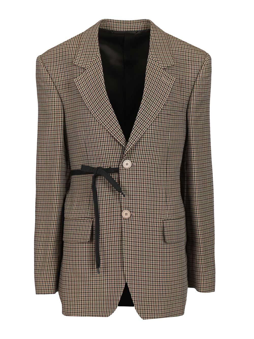 Balenciaga Tailored Wrap Jacket Giacche - Marrone | 6f6c62c91491b0a2a7c94aea8943f9ceb5063e77