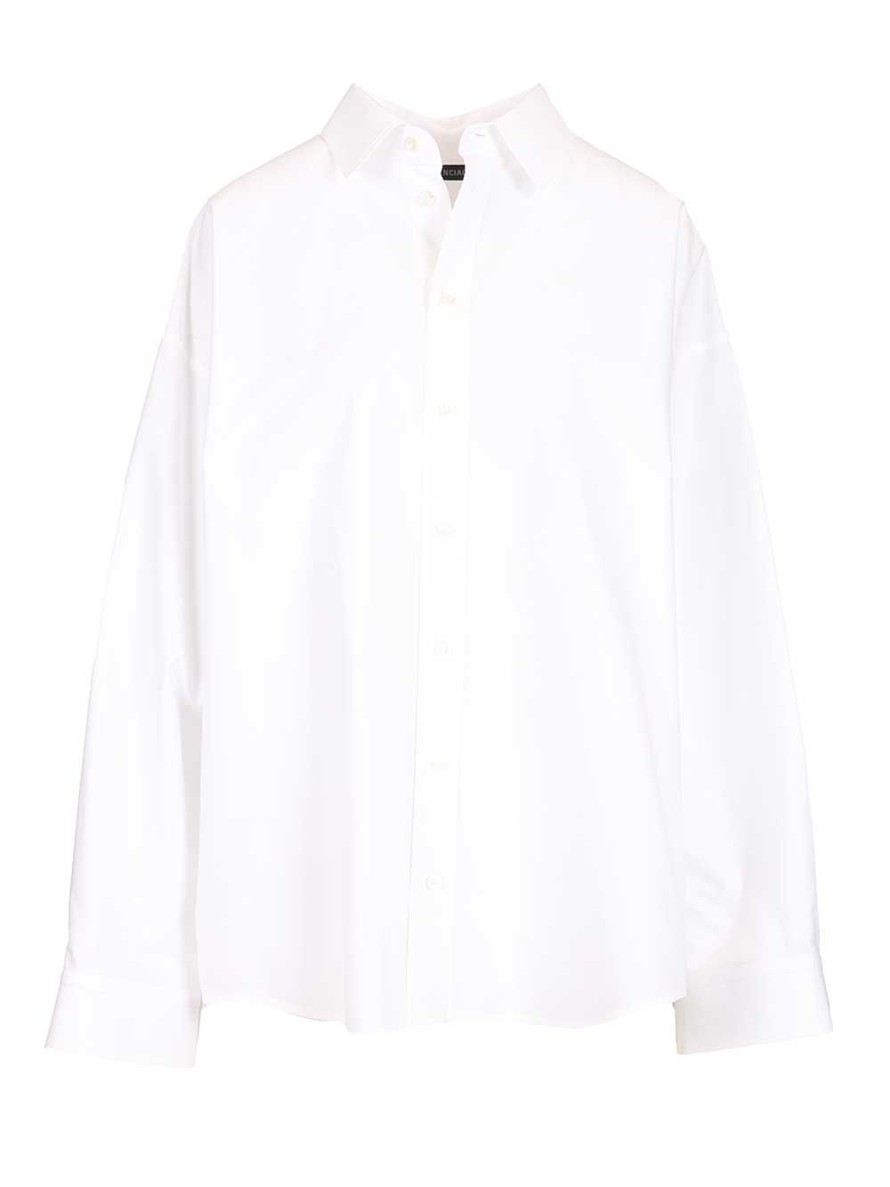 Balenciaga Long-Sleeved Shirt T-Shirt - Bianco | e71dacb5b6dcdd5af0d4fcd9f123d0e7804e81f8