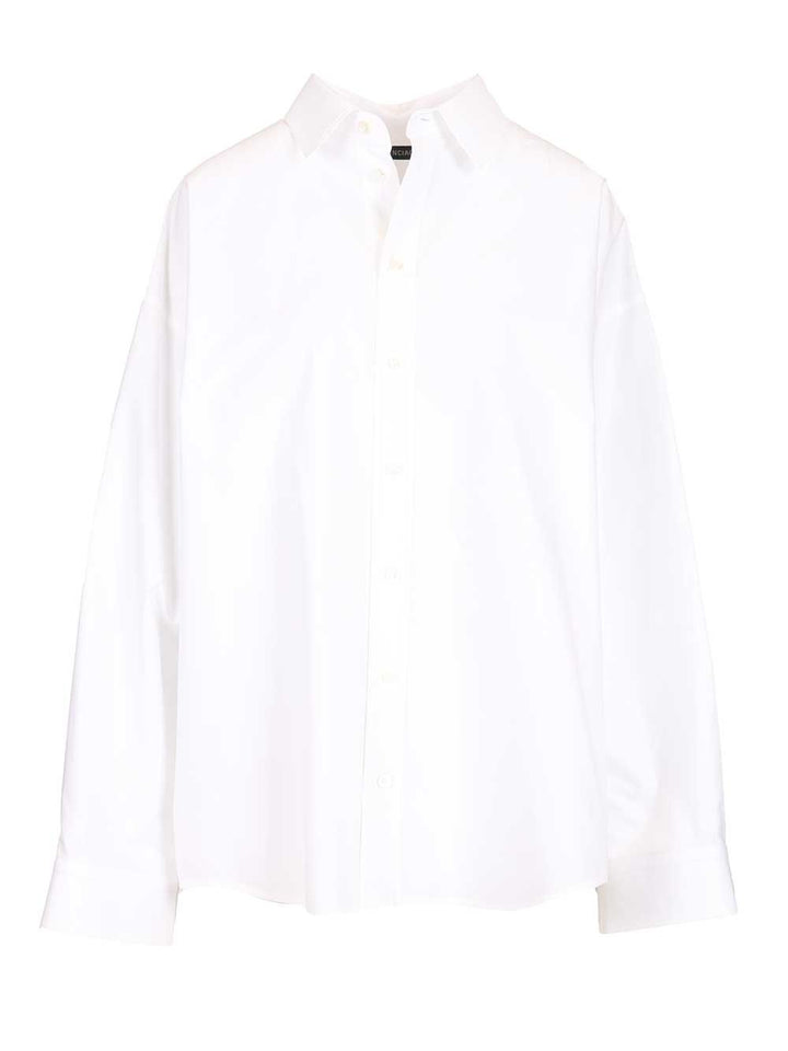 Balenciaga Long-Sleeved Shirt T-Shirt - Bianco | e71dacb5b6dcdd5af0d4fcd9f123d0e7804e81f8