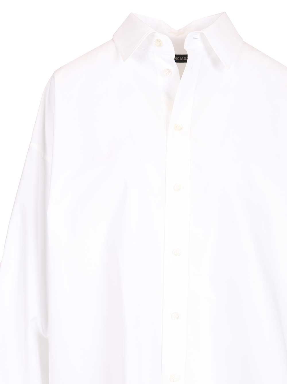 Balenciaga Long-Sleeved Shirt T-Shirt - Bianco | 3234e8f169b16e2122d290cde95a86b2d1495806