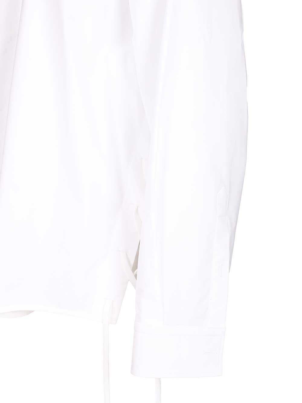 Balenciaga Long-Sleeved Shirt T-Shirt - Bianco | 027caa702617cc24e5bf2e514f83b33f2e988f1f