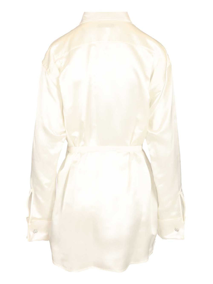 Balenciaga Wrap Shirt Shirts - Bianco | 5aba4db667238cfd900a49ef05ed6623a7151474