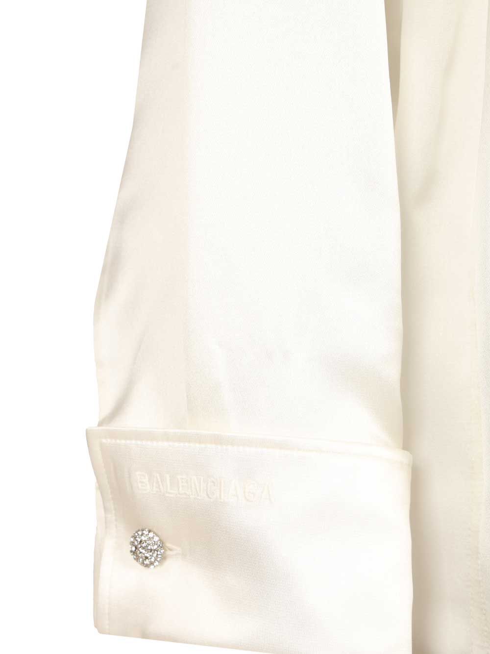 Balenciaga Wrap Shirt Shirts - Bianco | 0a32d0688ae16d87aaa4967d1a0242fd0807a9c3