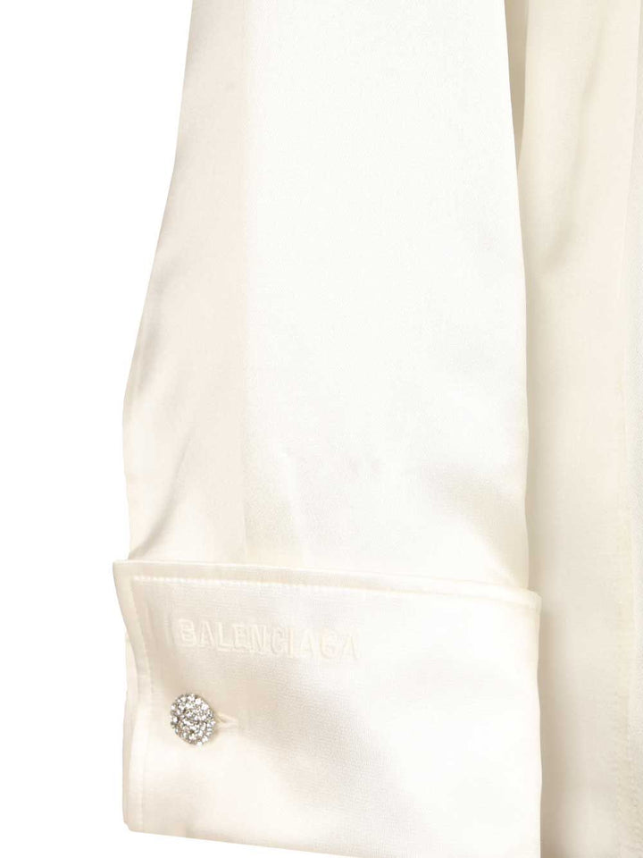 Balenciaga Wrap Shirt Shirts - Bianco | 0a32d0688ae16d87aaa4967d1a0242fd0807a9c3
