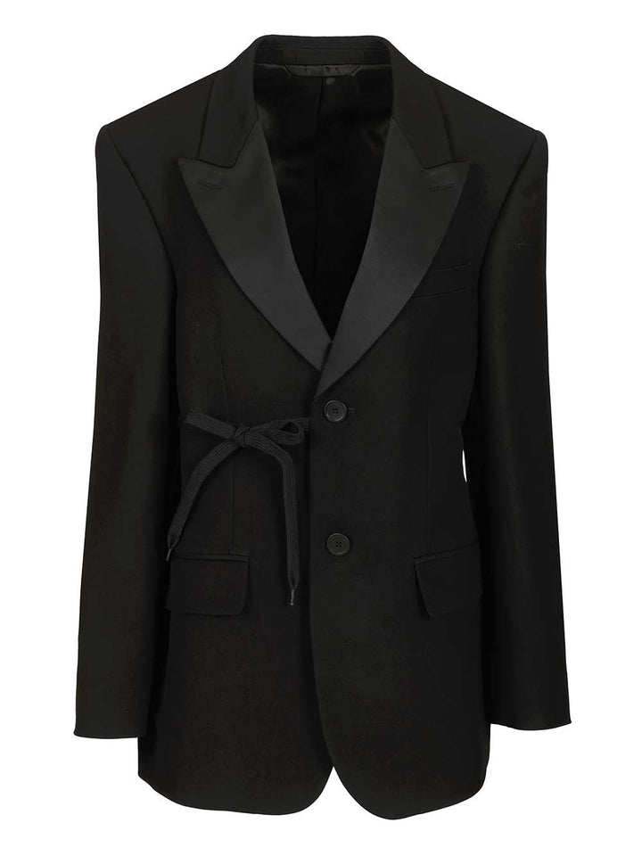 Balenciaga Wrap Tuxedo Jacket Giacche - Nero | 5eabfa62b8296f2b750aeba77a42d27b86f58f14