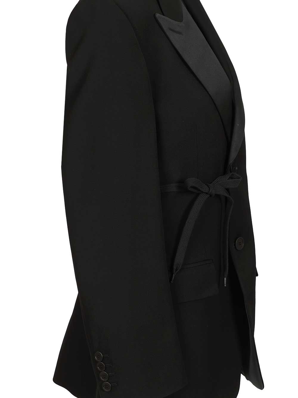 Balenciaga Wrap Tuxedo Jacket Giacche - Nero | 46e31c8b65ee7f265ec287af5be95587c414579b
