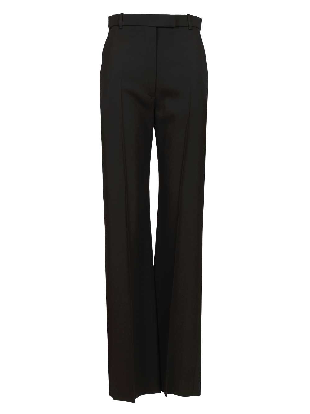 Mcqueen Tailored Straight-Leg Trousers - Nero | c01991aeb43a6eb29f866648b4304f1f80962672