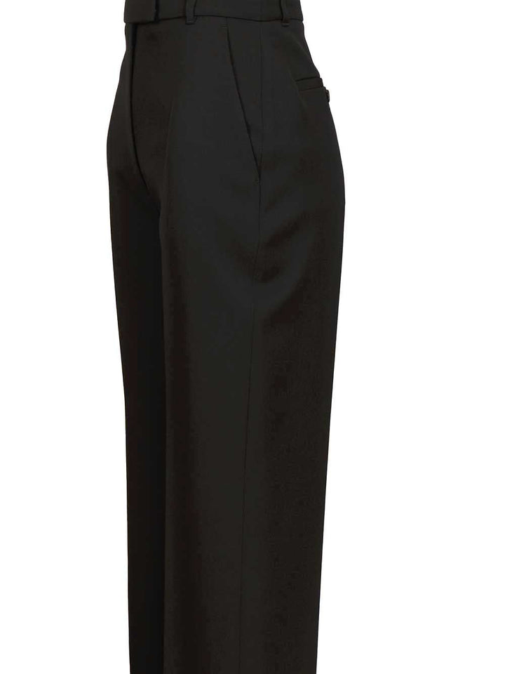 Mcqueen Tailored Straight-Leg Trousers - Nero | 71689cb3ec4404f9f082164ee872f2192853dd79
