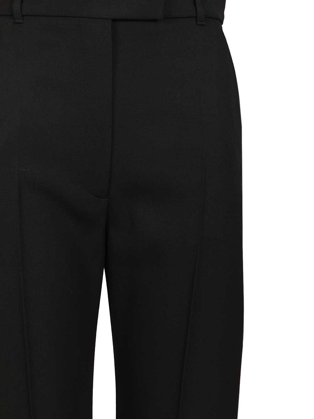 Mcqueen Tailored Straight-Leg Trousers - Nero | 3499d0ec46b73e6935308508e40030b22b8ae614