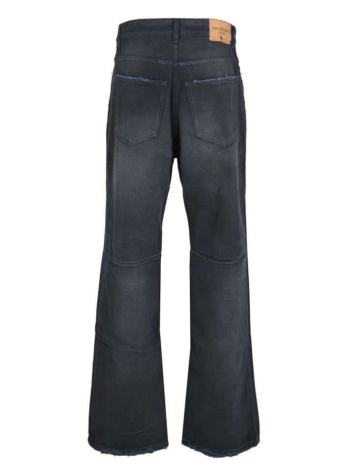 Balenciaga Regular Faded Jeans Trousers - Blu | bf65e74bdee39a978fe7aa1f49f5402d8e59bd79