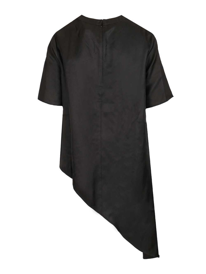 Loulou De Saison Madea 01 Draped Asymmetric Top Top - Nero | de631fe72a24f4e3c9aa9feea671b7ea5ed0ea83