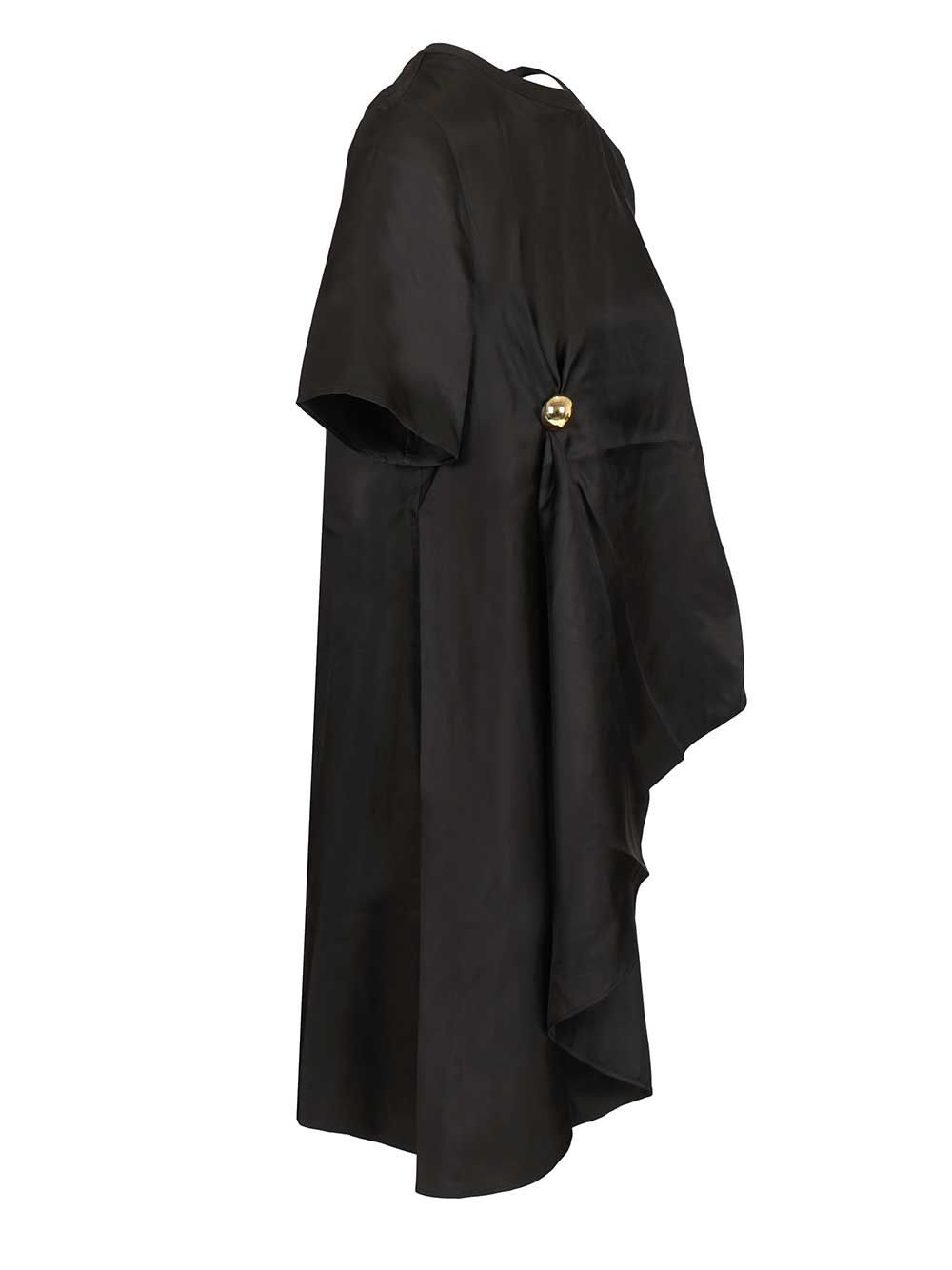 Loulou De Saison Madea Silk Top Top - Nero | e94abedeeb8f956717caa8c0cec7627f680884cc