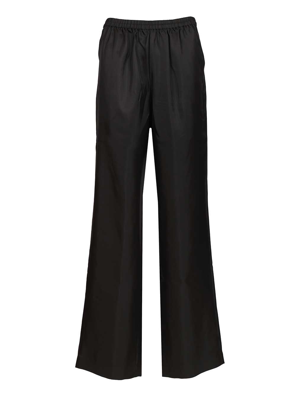 Loulou De Saison Alera Lds 01 Wide Leg Pants Trousers - Nero | 533797e46d71443140894db2a771d500c6403424