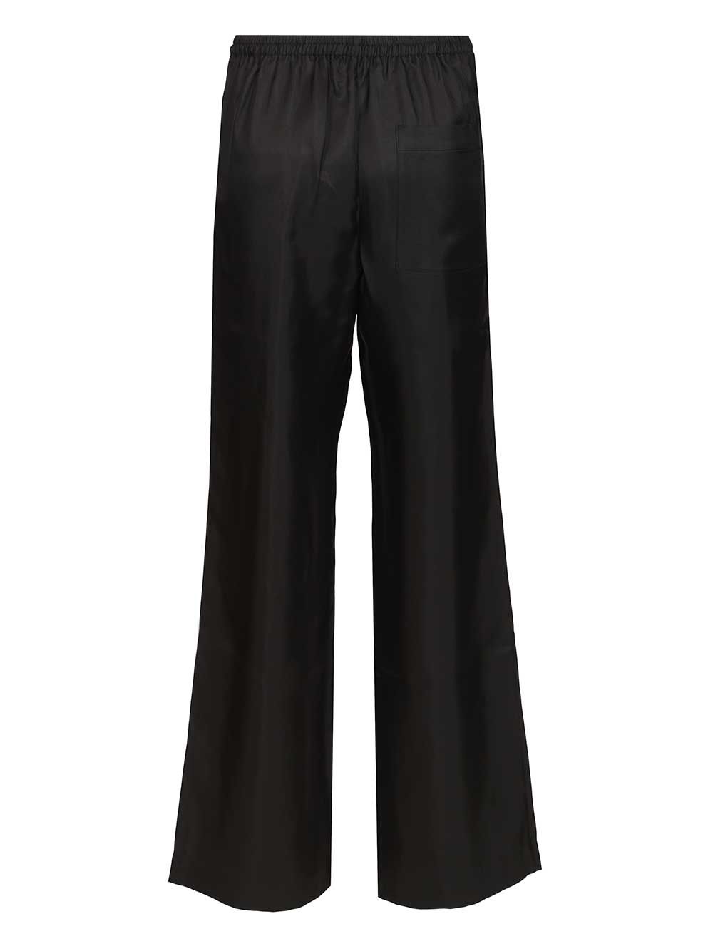 Loulou De Saison Alera Lds 01 Wide Leg Pants Trousers - Nero | e22ecdb4a5d317ce4f33829e5a07998d9e400048
