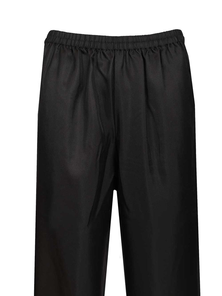 Loulou De Saison Alera Lds 01 Wide Leg Pants Trousers - Nero | 9b46661d1772066de087f0333842f5daf3a0f571