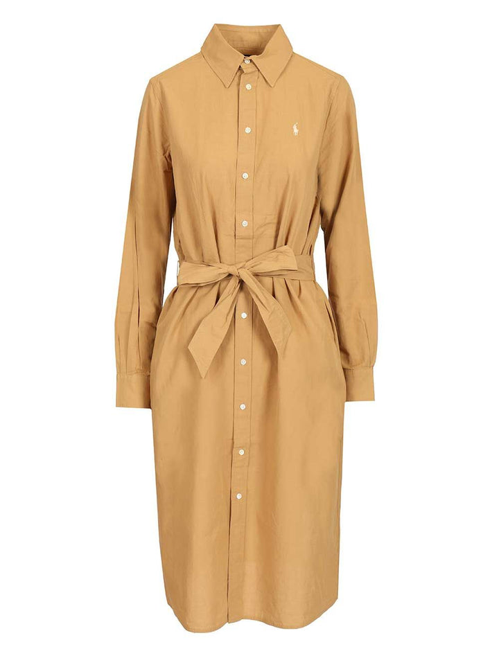 Polo Ralph Lauren Shirt Dress Abiti - Beige | f6d252041bf0974c88f4cd7378ef9ac671a18777