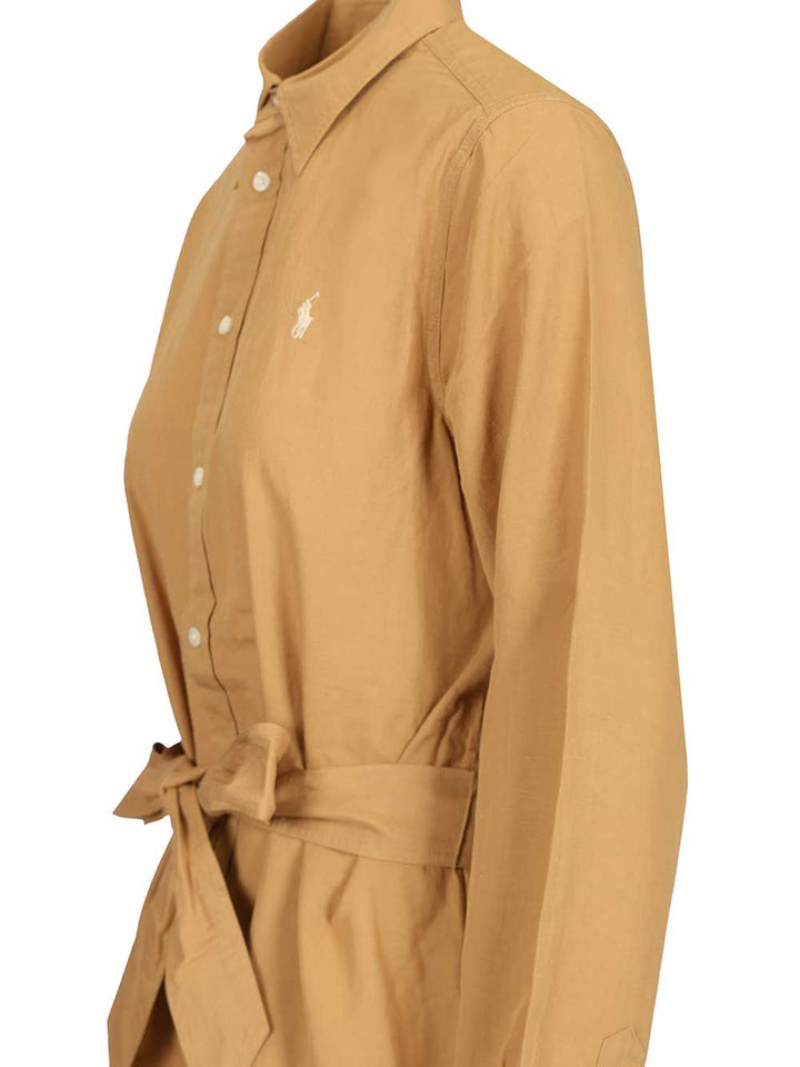Polo Ralph Lauren Shirt Dress Abiti - Beige | 0503822c63b8cd6c39e630f28590407d514b0171